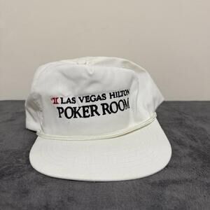 Vintage Las Vegas Hilton Poker Rope Hat Men’s